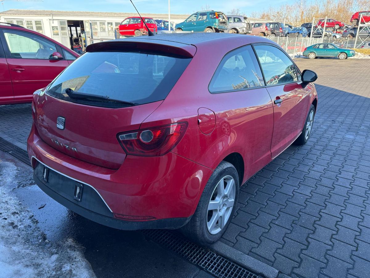 Seat Ibiza 6J original Sto&szlig;stange Sto&szlig;f&auml;nger hinten LS3H Emociont 3 T&uuml;rer BJ09